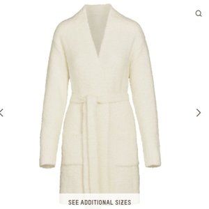 Cozy Knit Short Robe - Cone, S/M